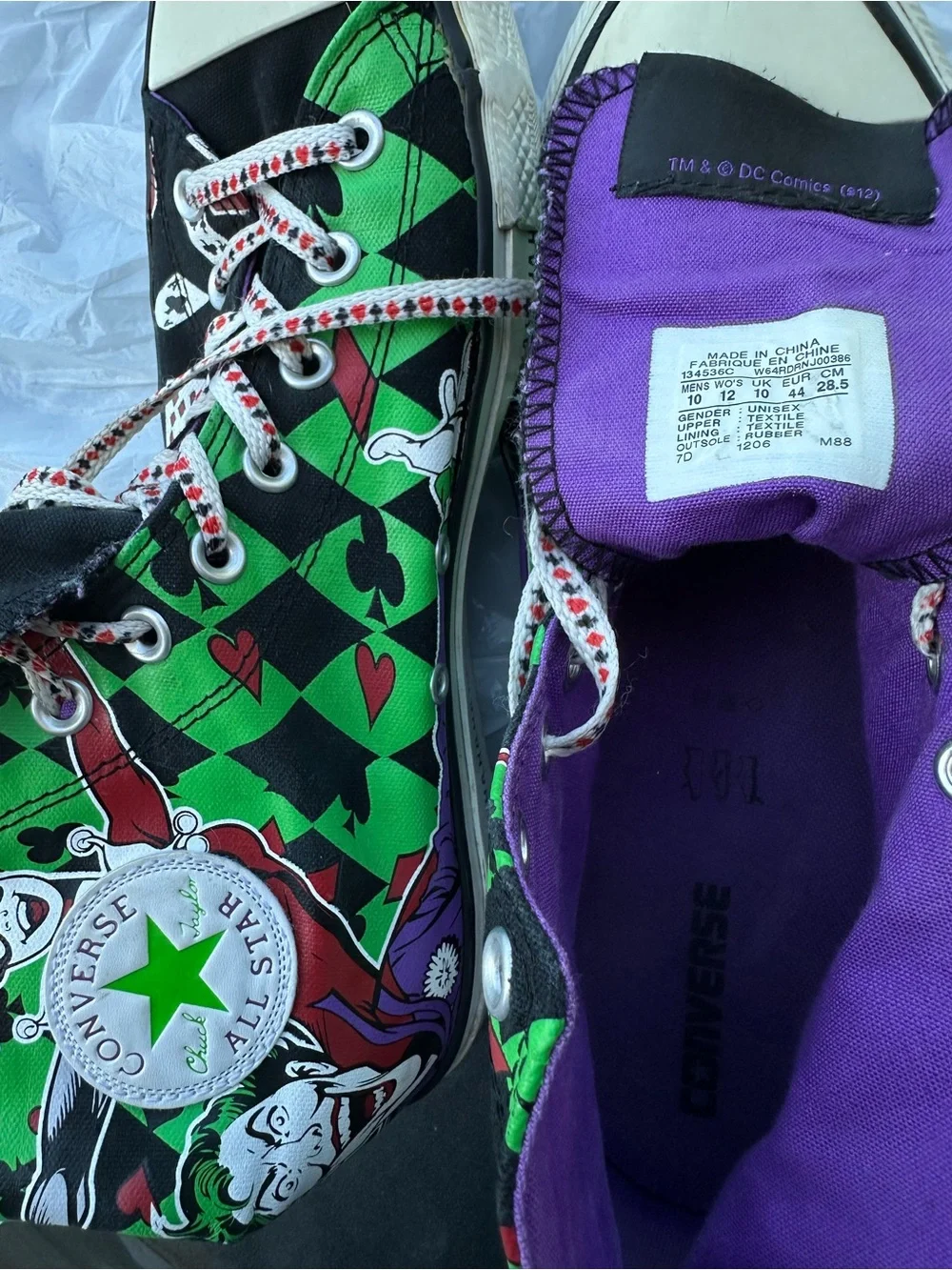 Converse The Joker & Harley Quinn